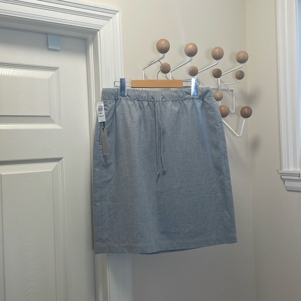Aritzia - Babaton - NWT Jimmy Tie Waist Skirt - Grey - L